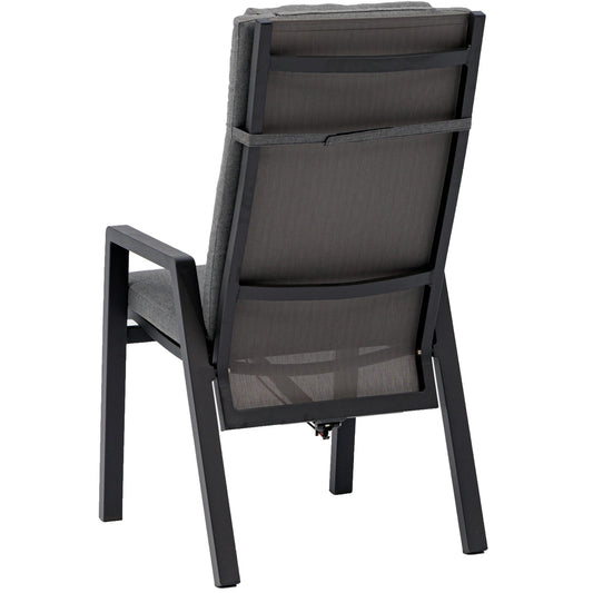 Sillón de comedor Albury aluminio antracita