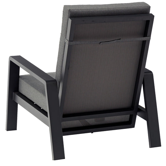 Sofá 1 plaza Albury aluminio antracita