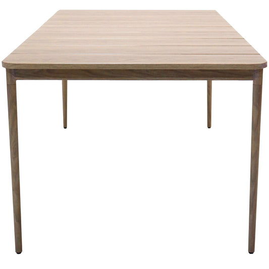 Mesa de comedor Sunset aluminio efecto madera