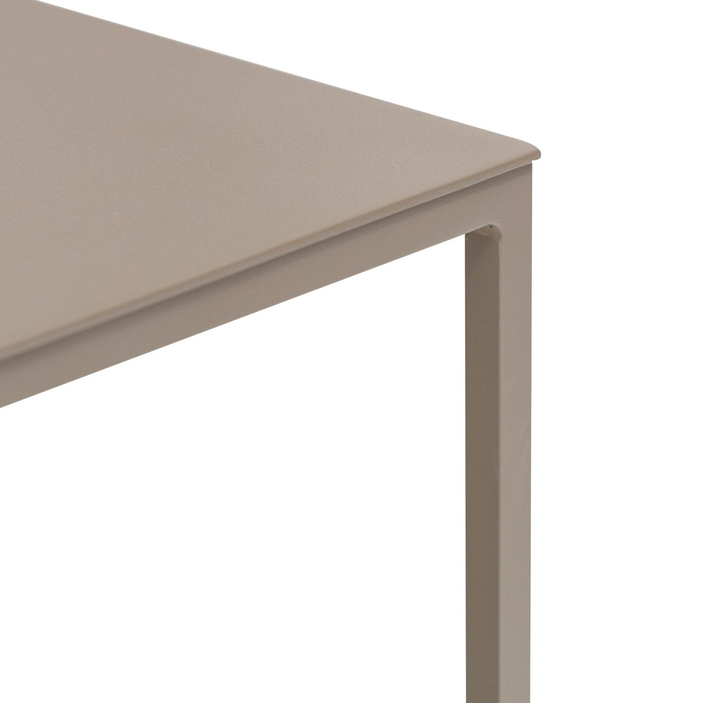 Mesa auxiliar Davis aluminio taupe