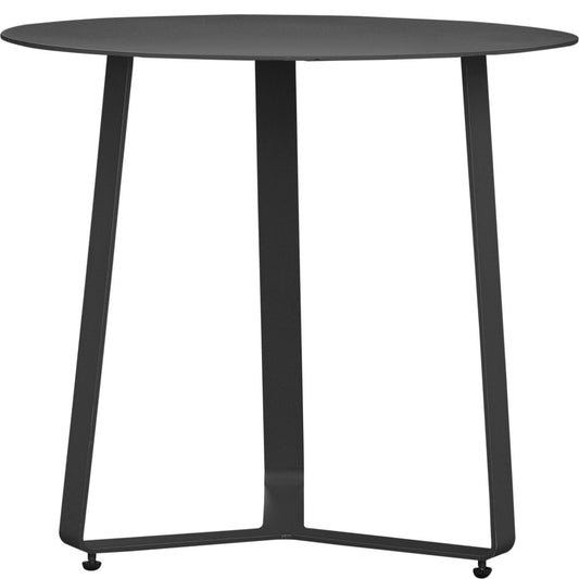Mesa auxiliar Bangor Ø 60 cm aluminio antracita