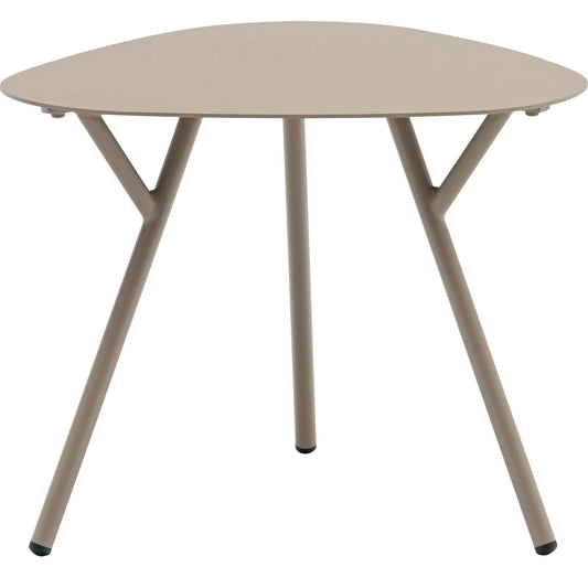 Mesa auxiliar Galt Ø 50 aluminio taupe