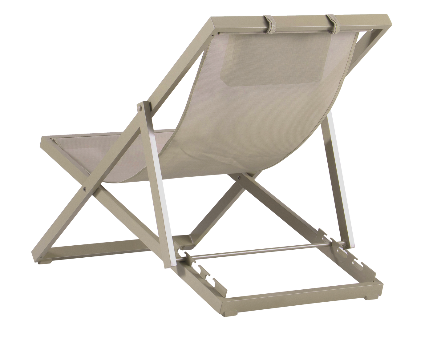 Tumbona Davis aluminio y textilene taupe