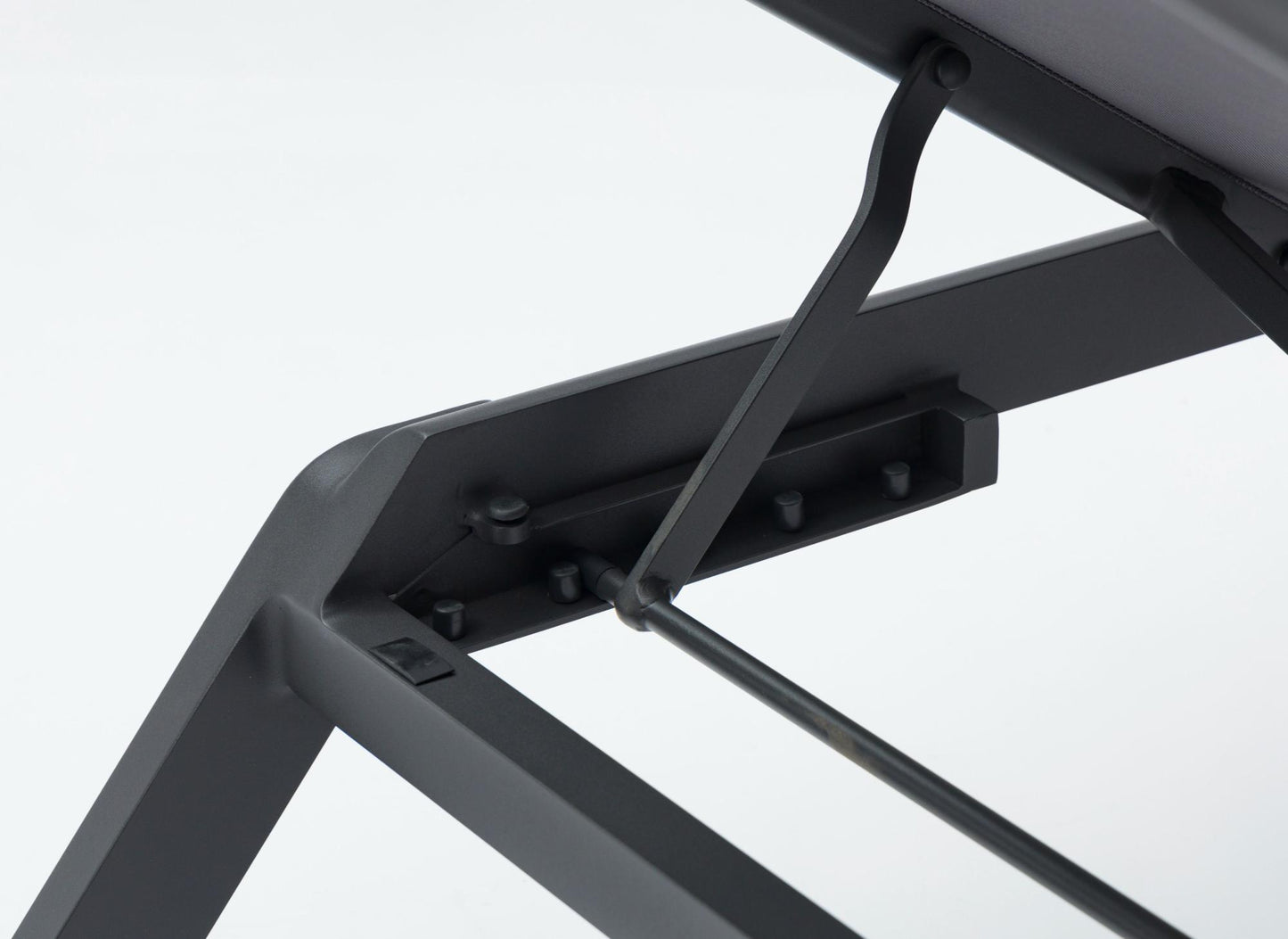 Tumbona Alameda aluminio antracita y textilene antracita