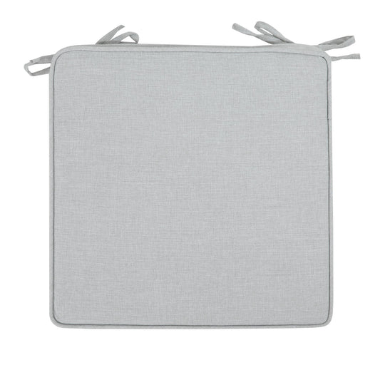 Cojín de asiento 45x36x5 cm color gris claro