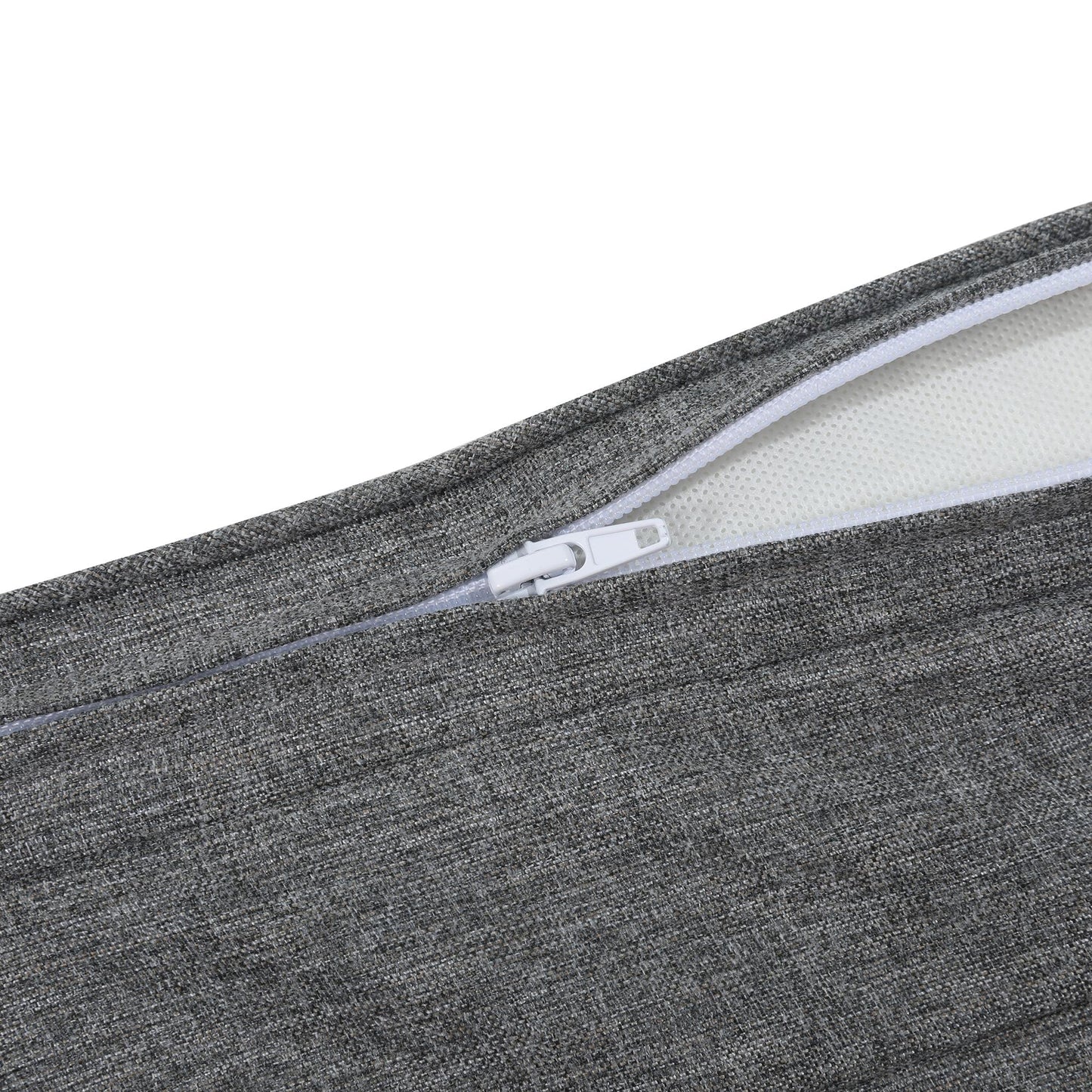 Cojín para tumbona Roxas 59x196x5 cm color gris oscuro