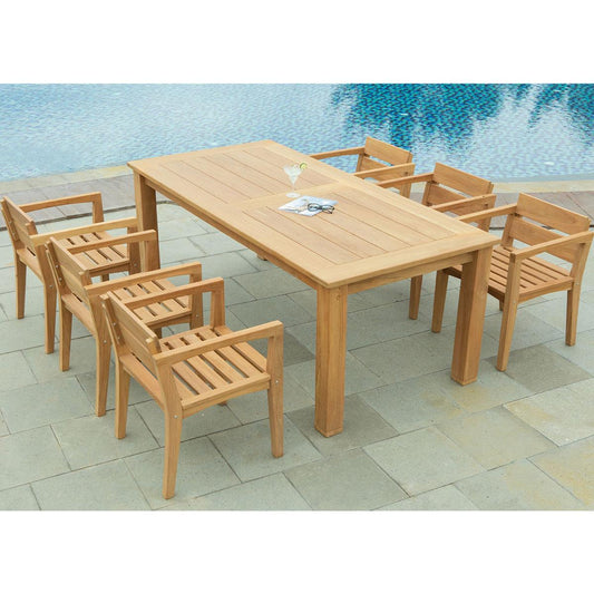 Mesa rectangular fija Danao 210x100 cm