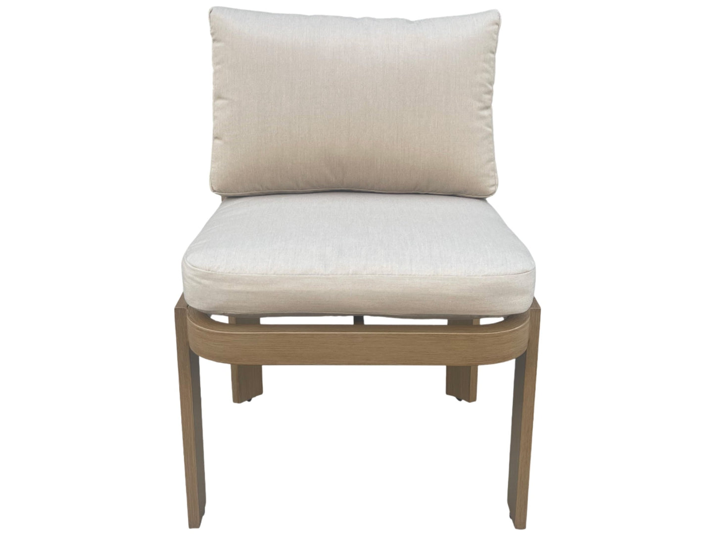 Conjunto Comedor Jardín 7 Piezas Aluminio Imitación Madera | Sea Side
