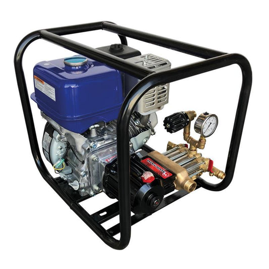 Carretilla sulfatadora Maruyama motor Honda GX160 100L 40bar 30ltr/min 2 ruedas