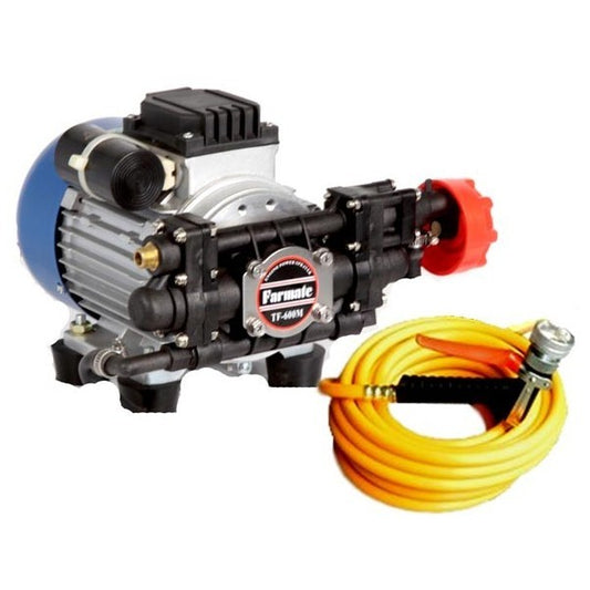 Carretilla sulfatadora, Motor Gasolina 50L. Motor eléctrico.