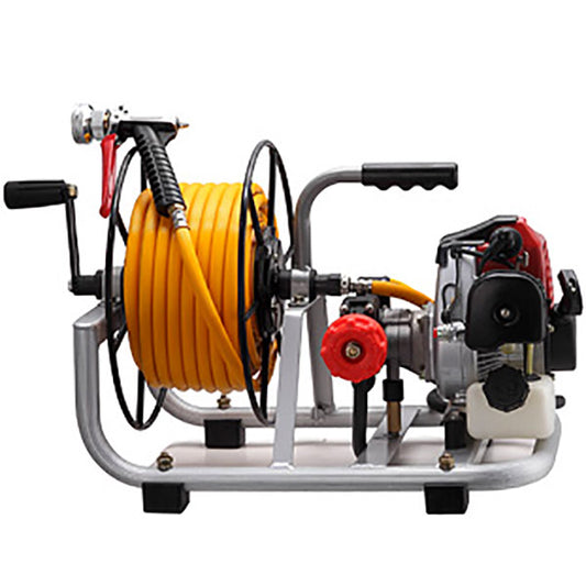 Carretilla sulfatadora, Motor Gasolina 100L. Motor 2T 30bar 10L. con lanza simple