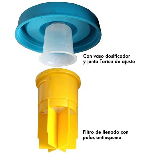 Sulfatadora de mochila 25L. Motor 2 tiempos