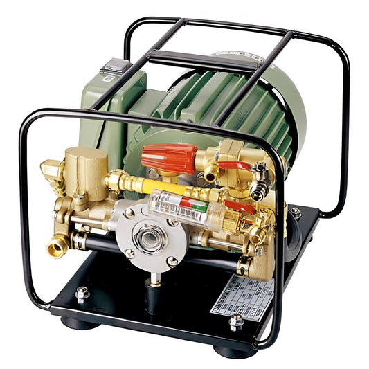 Carretilla sulfatadora 200L motor Eléctrico 40bar 10L. 2 ruedas