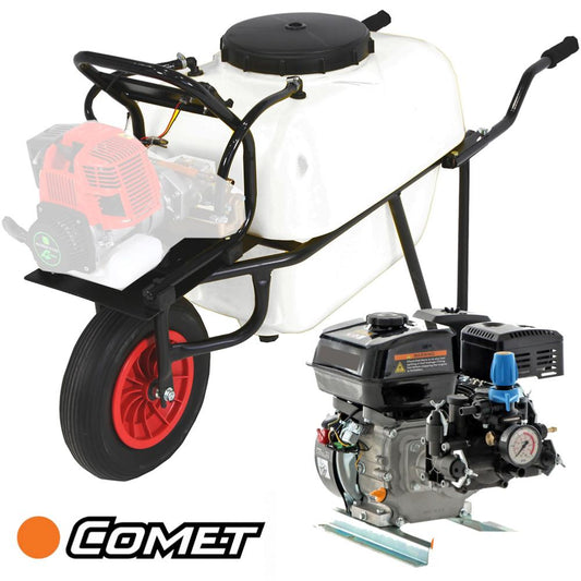 Carretilla fumigadora Comet 100L 25bar 25ltr/min 1 rueda