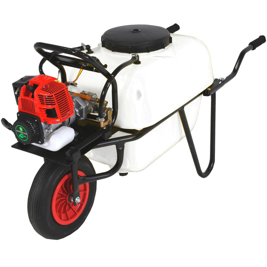 Carretilla fumigadora 100L. Motor 2T 30Bar 10L.