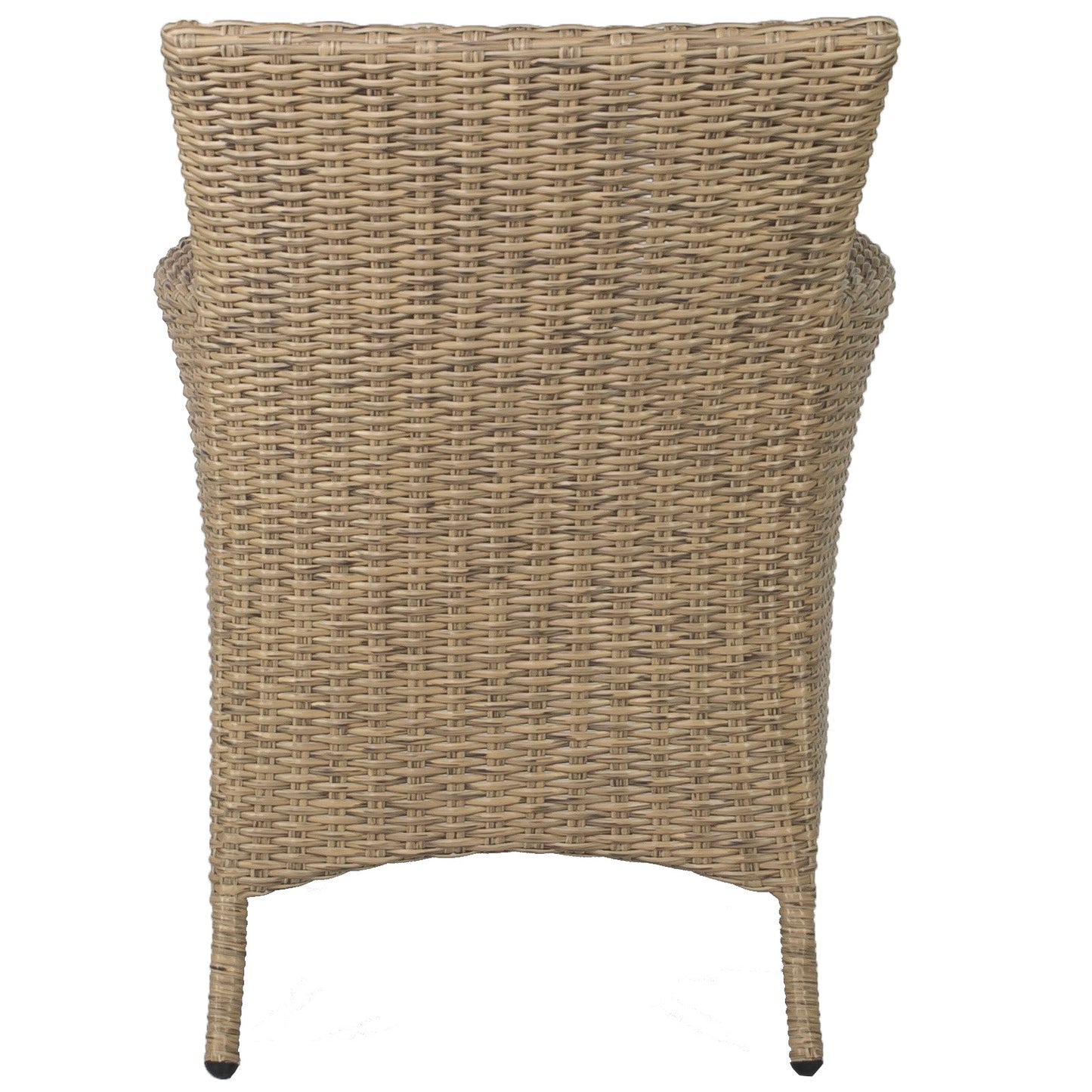 Sillón con brazos Trinity aluminio y rattan sintético