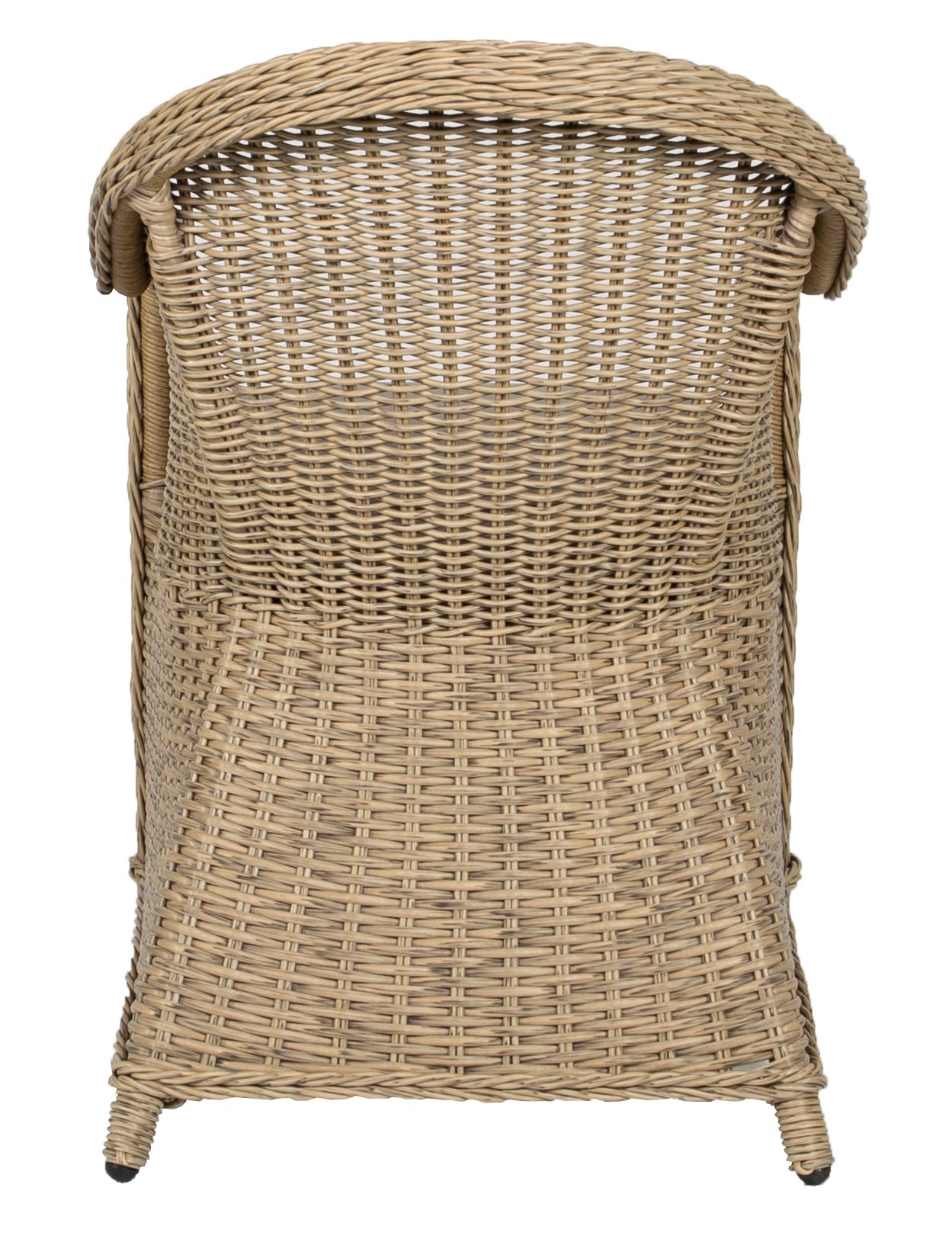 Sillón con brazos Córdoba aluminio y ratán sintético