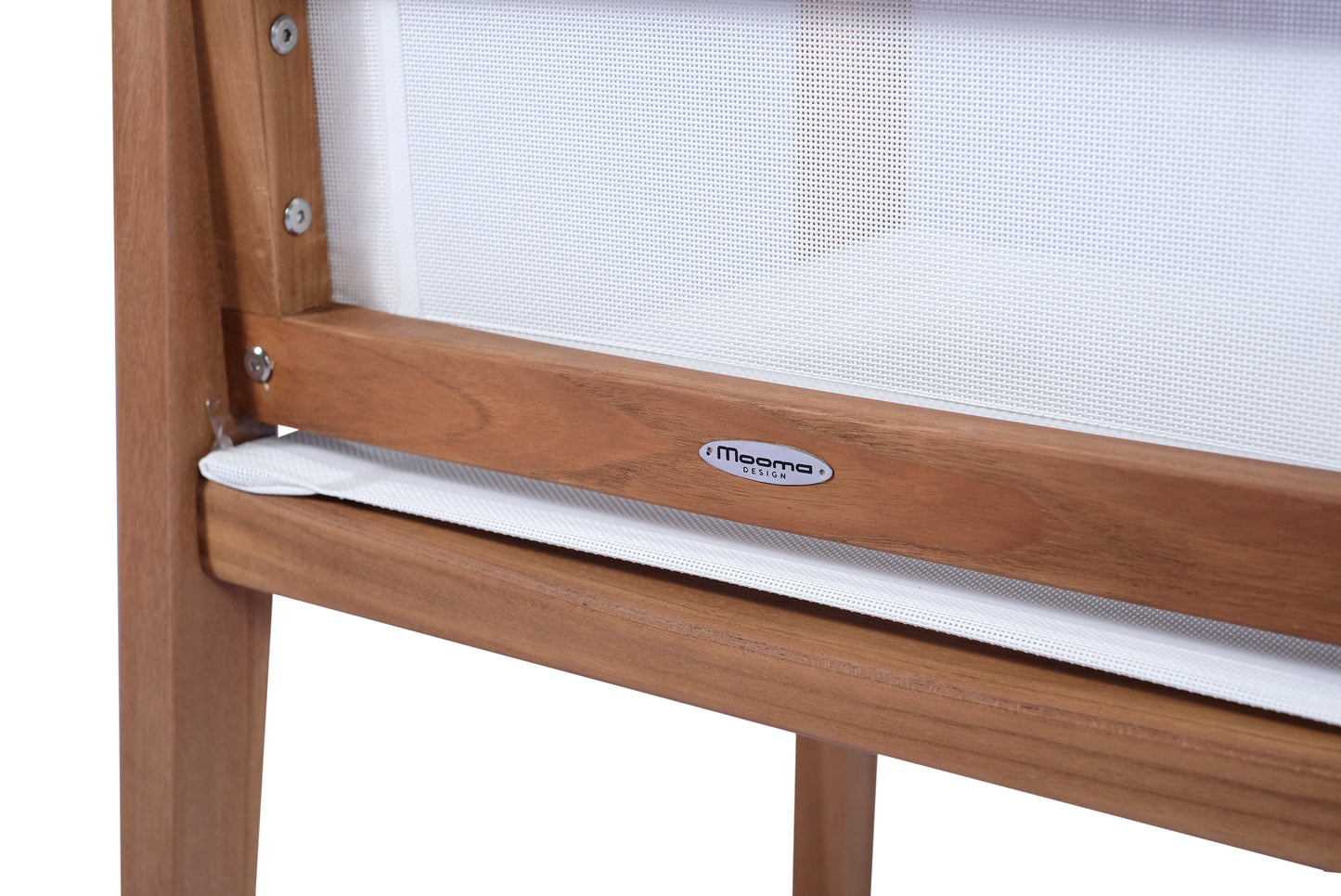 Sillón Teca con brazos Candon textilene blanco