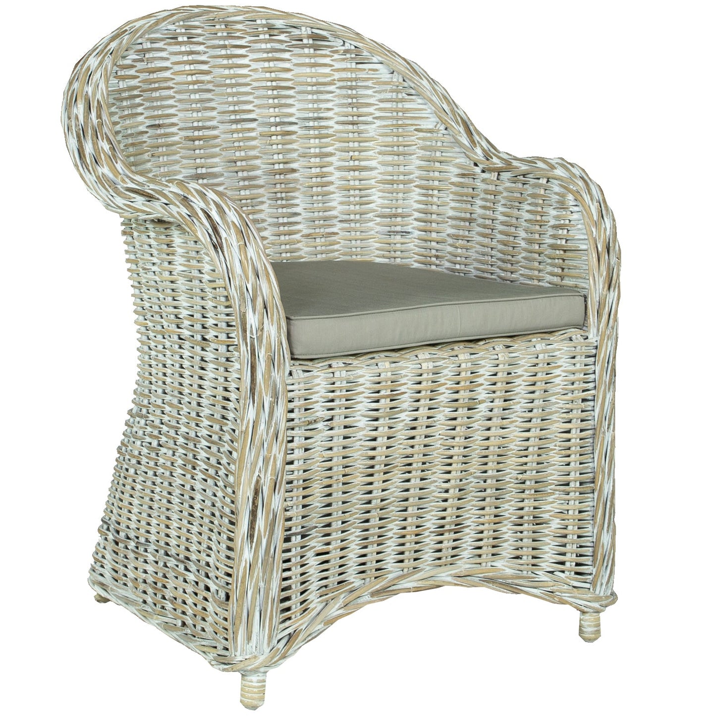 Sillón con brazos Hermon kubu natural