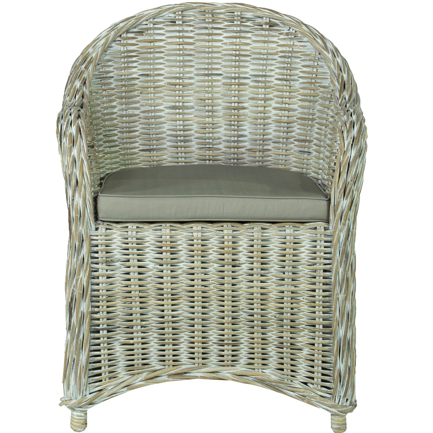 Sillón con brazos Hermon kubu natural