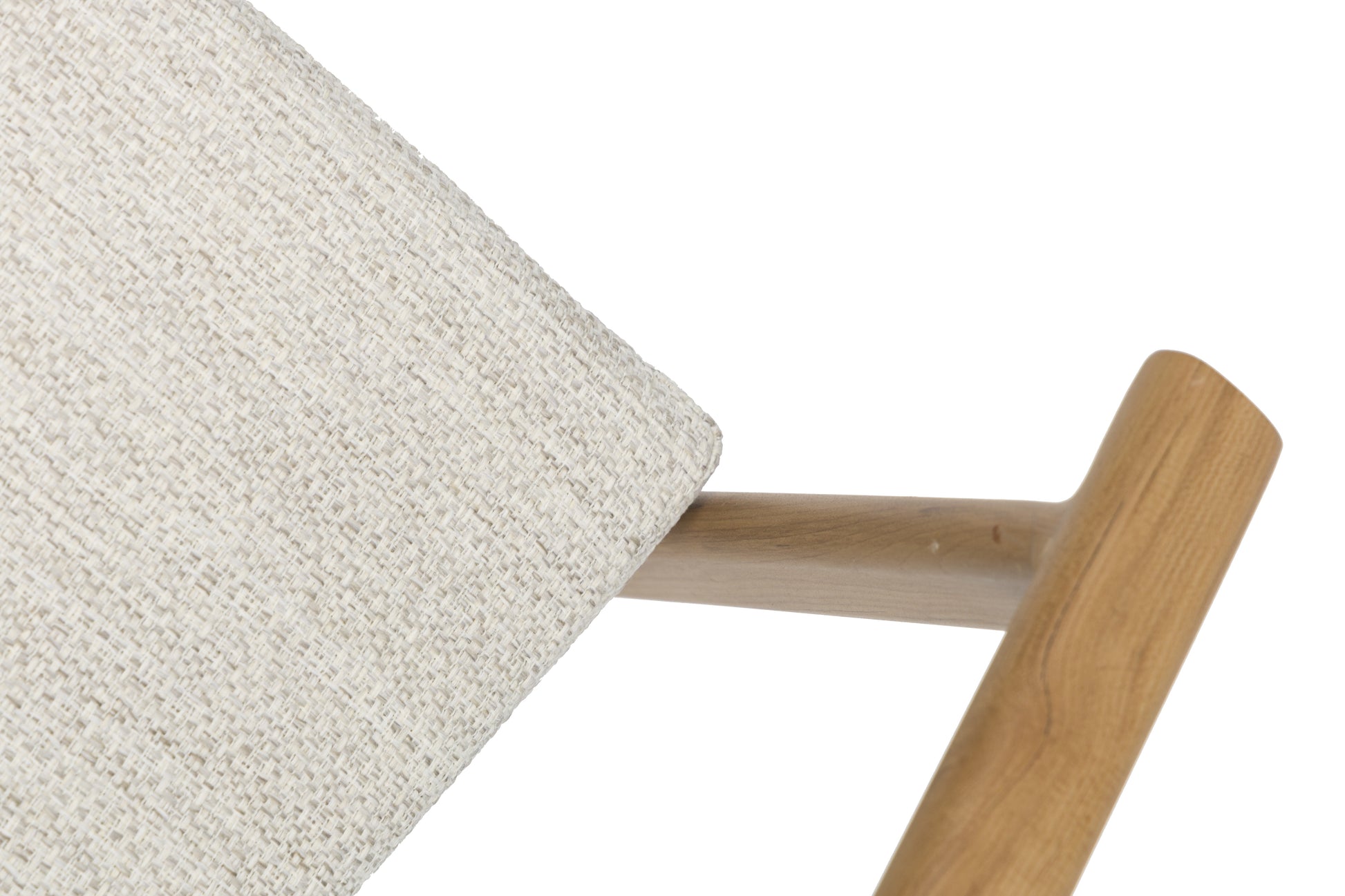 Silla de comedor Batu aluminio efecto teca natural  56x62x75 cm