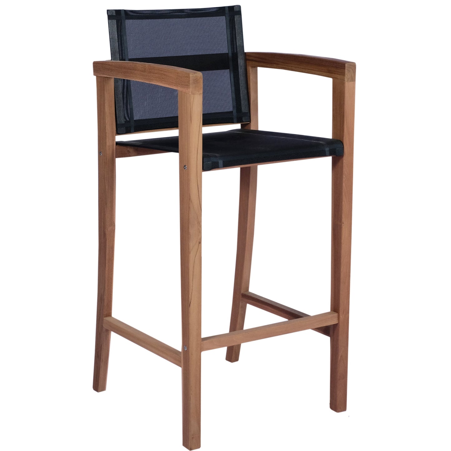 Silla Teca bar Candon textilene negro