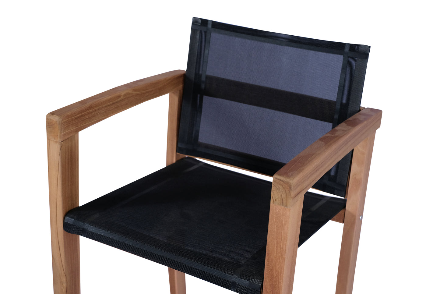 Silla Teca bar Candon textilene negro