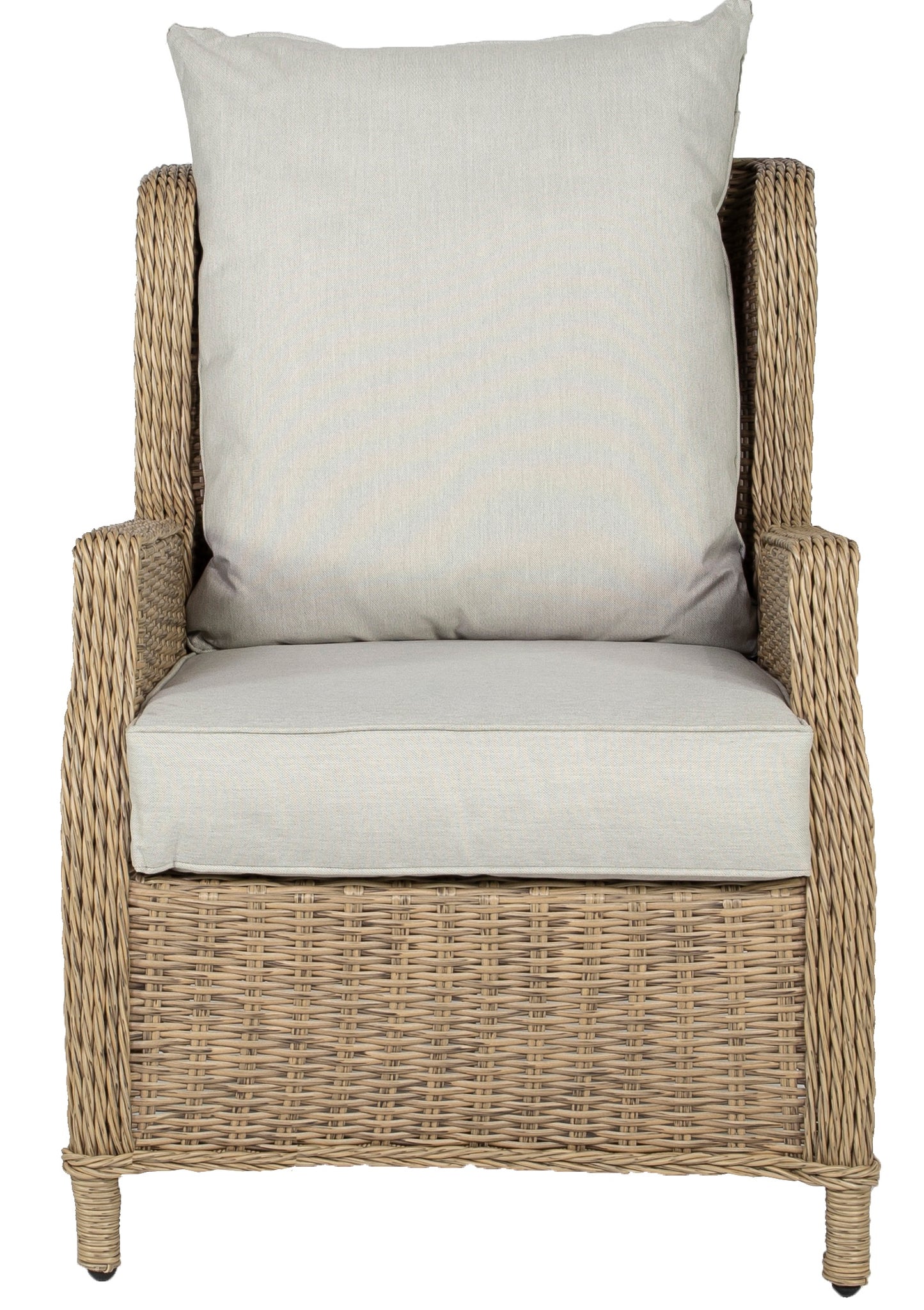 Butaca relax Oregón multiposición aluminio y ratán sintético