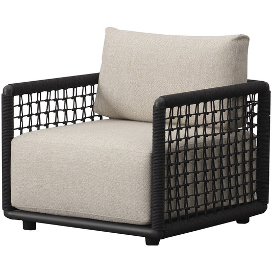 Sofá 1 plaza Santa Ana antracita / beige