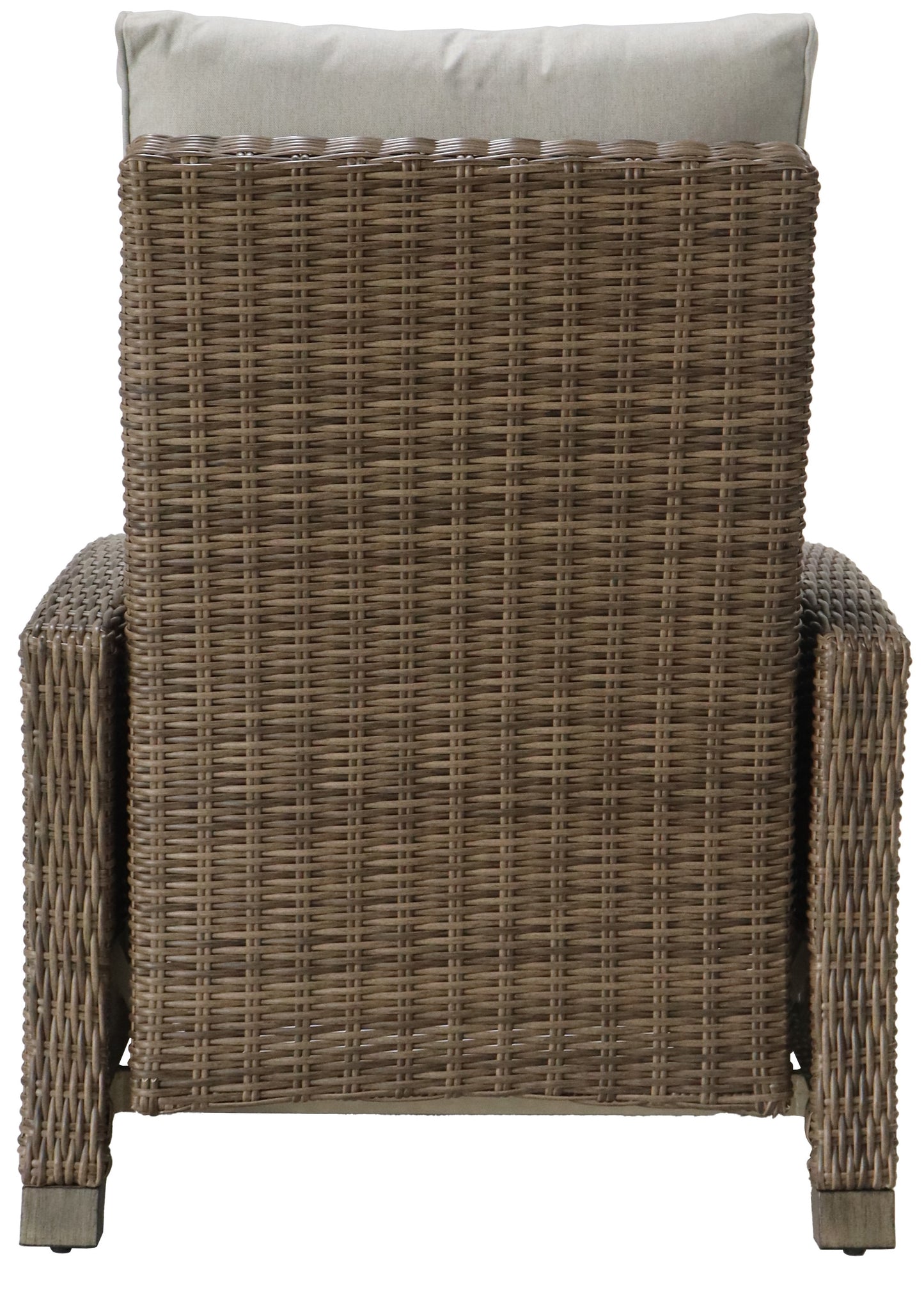 Butaca Relax Brent aluminio y rattán sintético