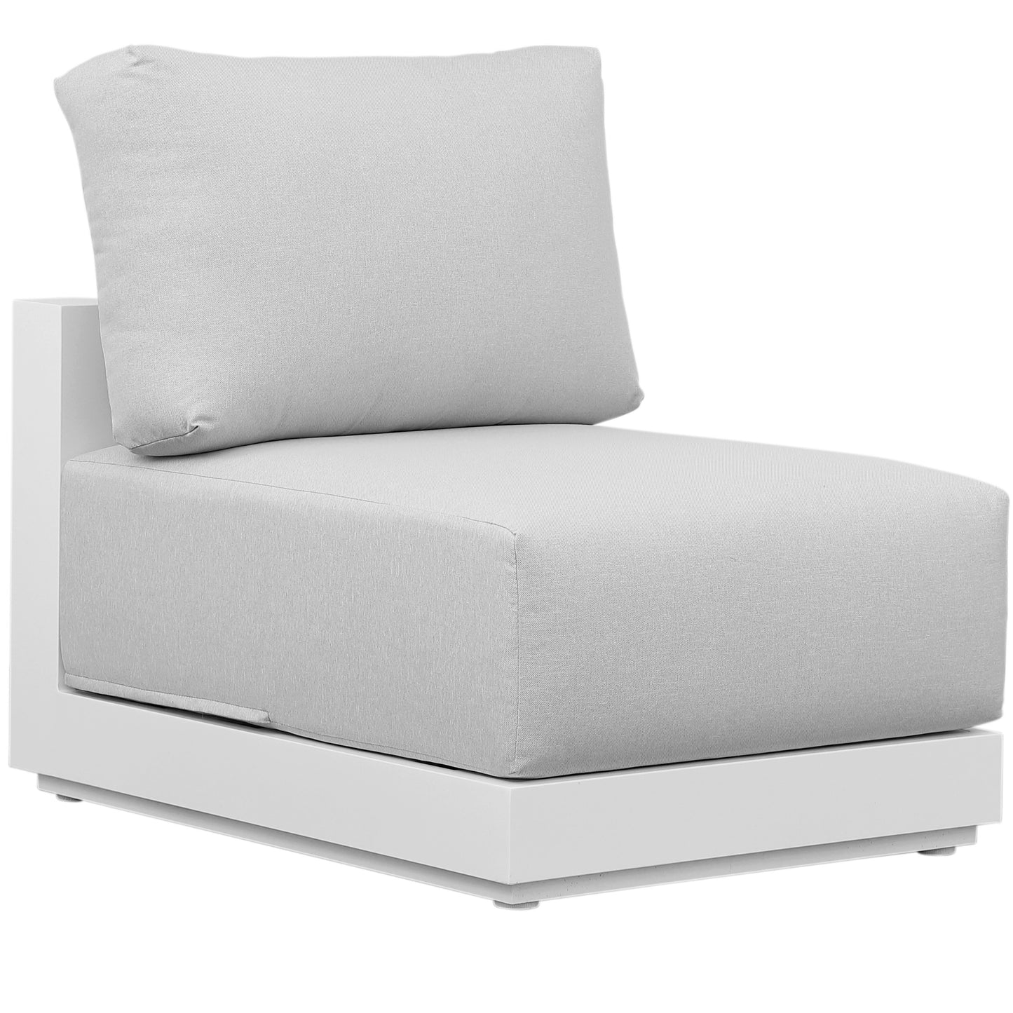 Módulo ampliación Onix aluminio blanco cojinería gris claro