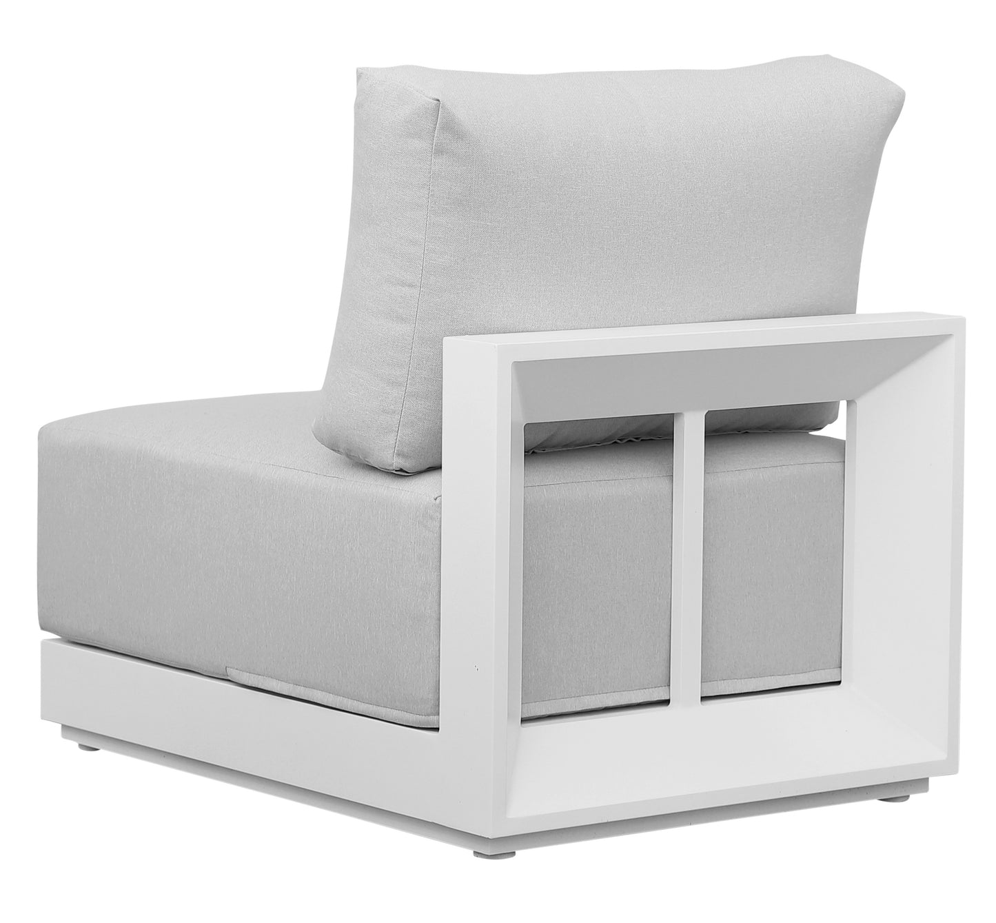 Módulo ampliación Onix aluminio blanco cojinería gris claro