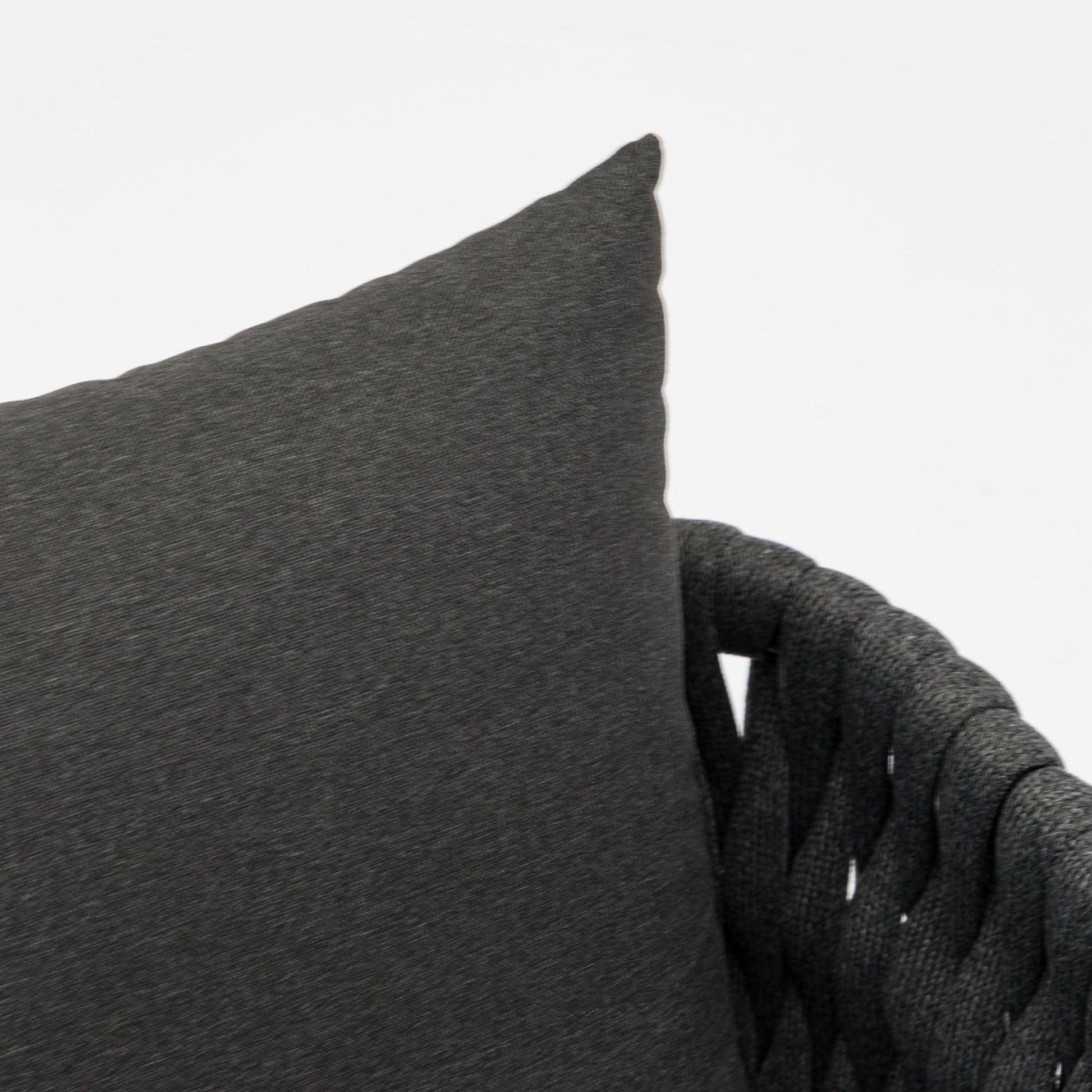 Sofá 1 plaza Anmore aluminio antracita textil antracita