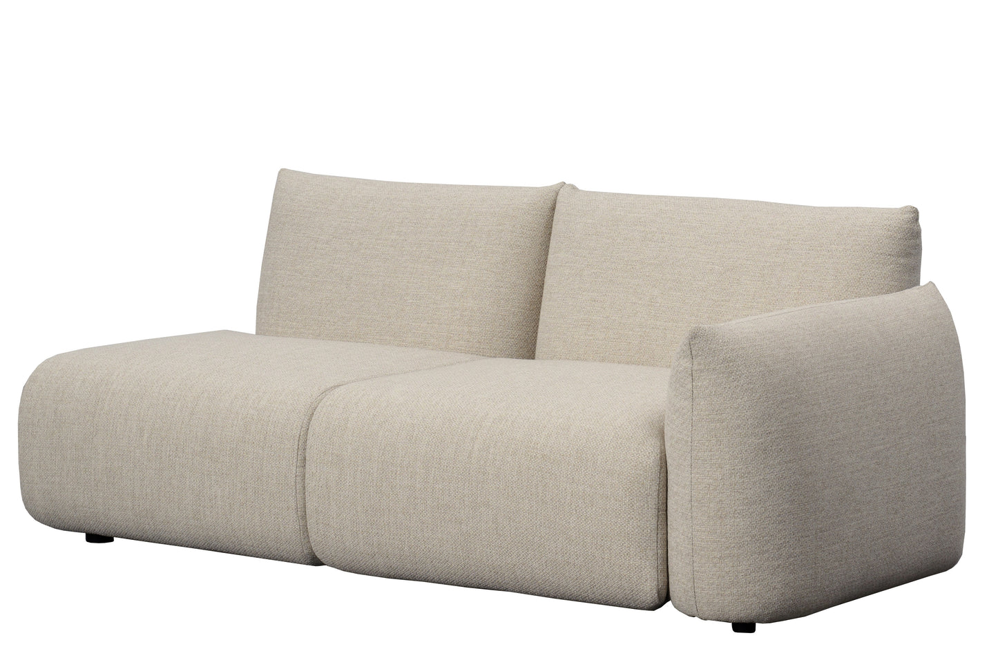 Módulo 2 plazas Riverside beige brazo derecho (VF)