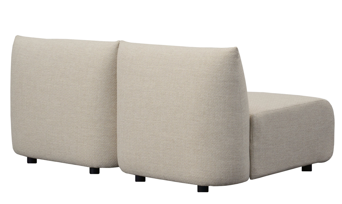 Módulo 2 plazas Riverside beige brazo derecho (VF)