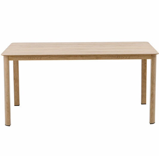 Mesa de comedor Harmony 160*88 cm  aluminio efecto madera