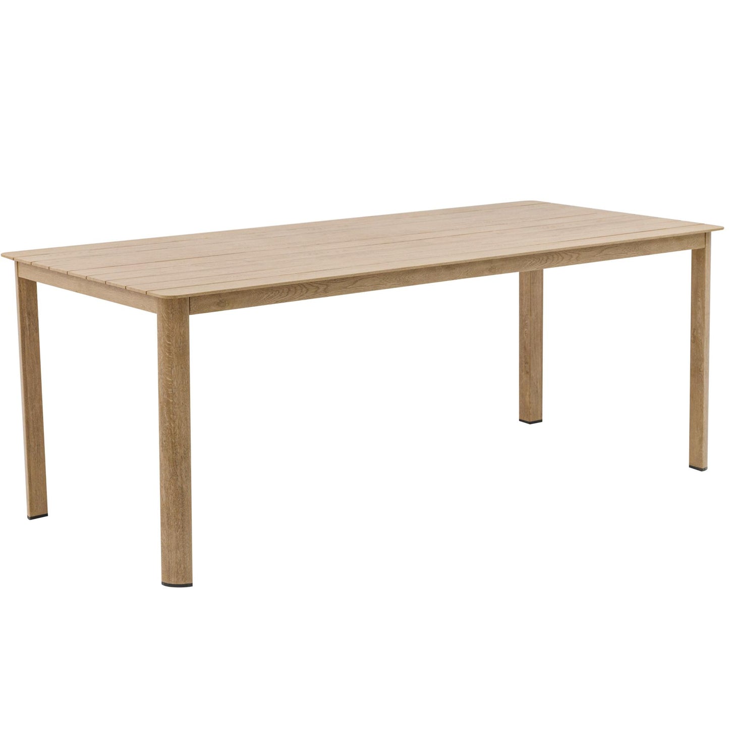 Mesa de comedor Harmony 200*88 cm  aluminio efecto madera