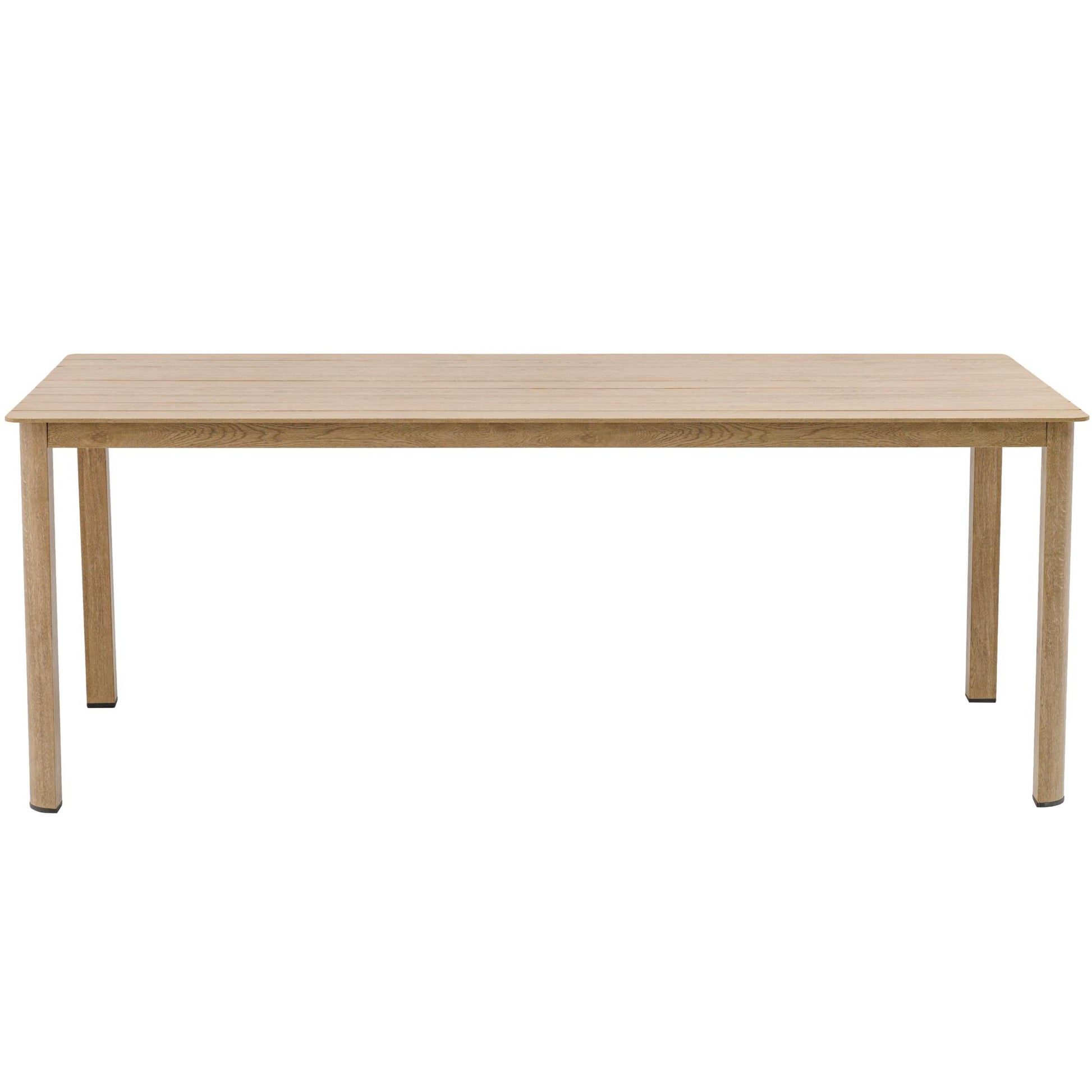 Mesa de comedor Harmony 200*88 cm  aluminio efecto madera