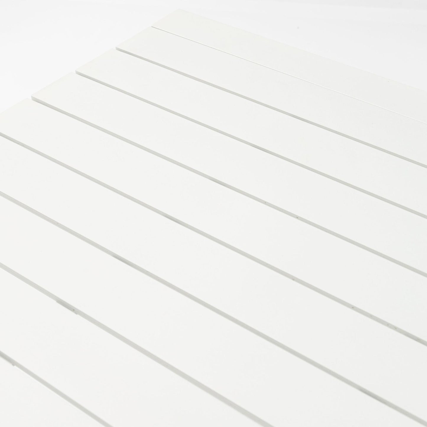 Mesa fija Byron 160 cm aluminio blanco