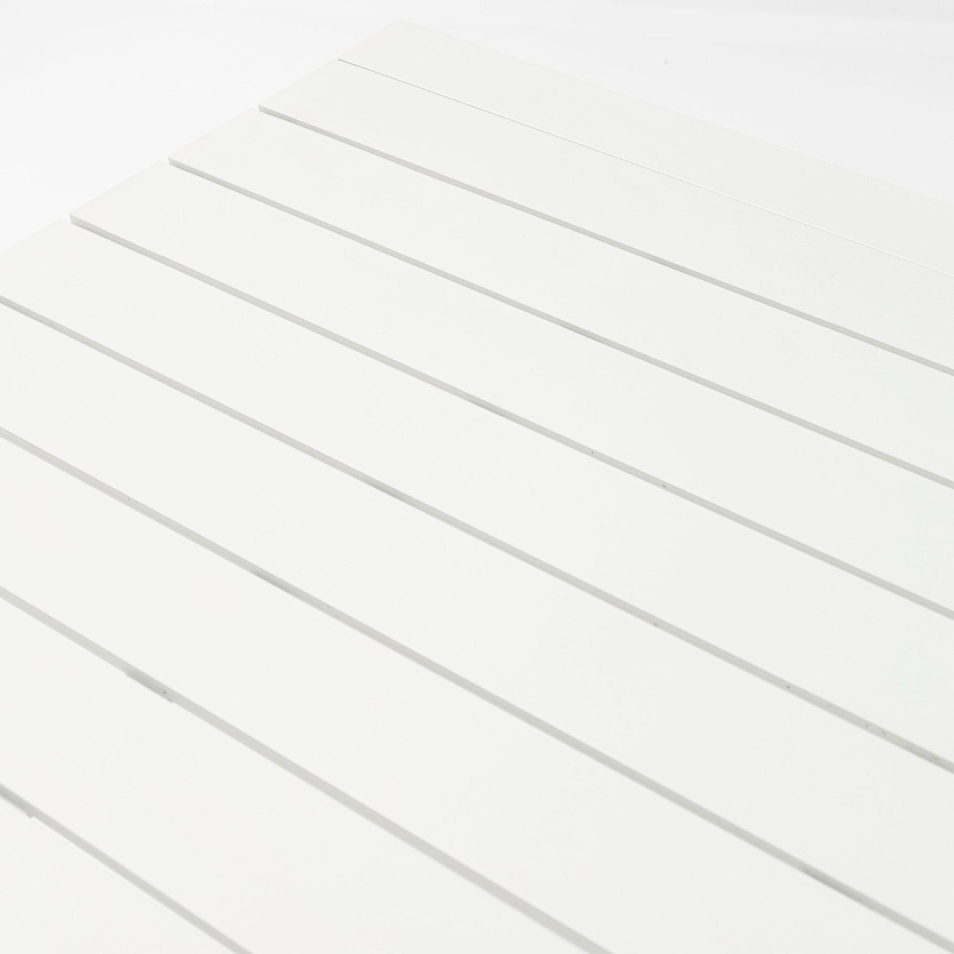 Mesa fija Byron 220 cm aluminio blanco