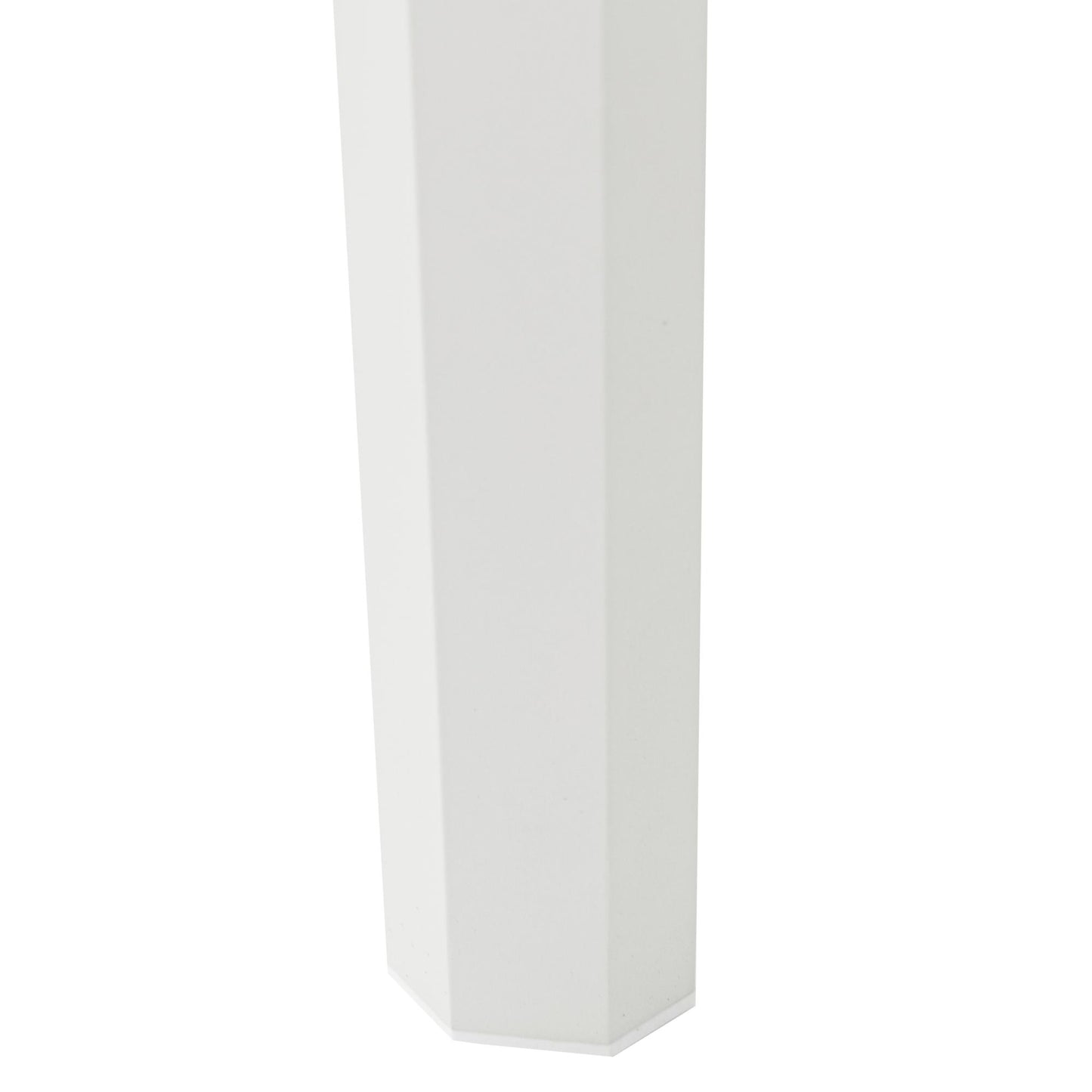 Mesa fija Byron 220 cm aluminio blanco