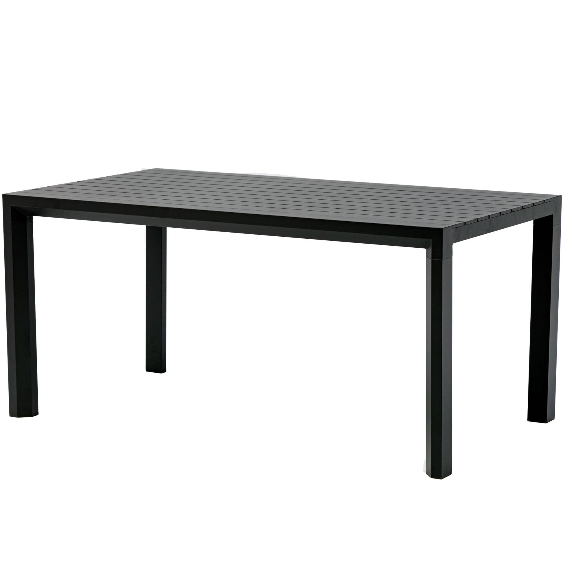 Mesa fija Byron 160 cm aluminio antracita