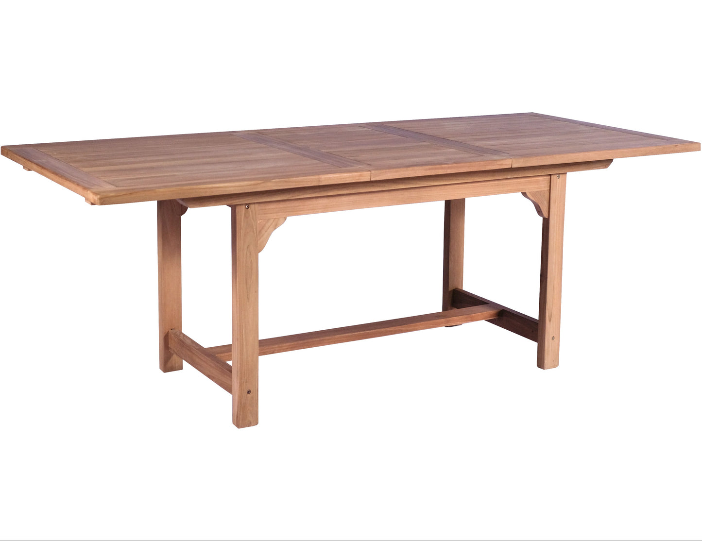Mesa Teca rectangular extensible  Mati 160/210x90 cm