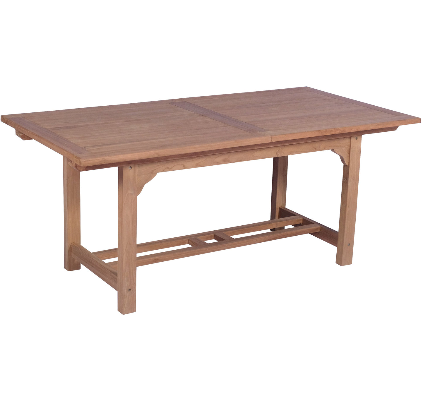 Mesa Teca rectangular extensible Mati 180/240x100 cm