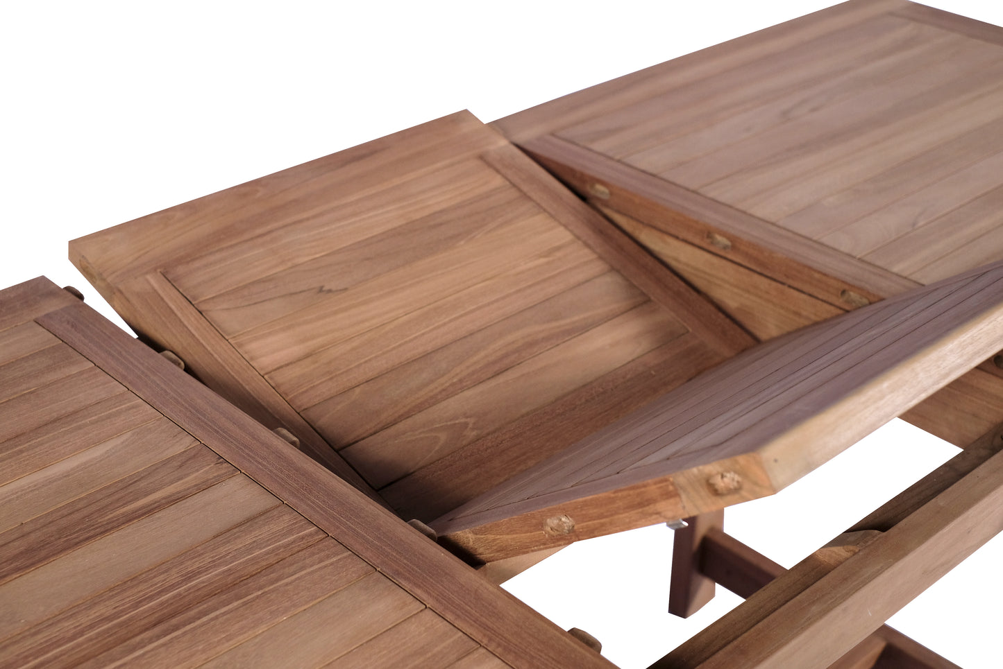 Mesa Teca rectangular extensible Mati 180/240x100 cm