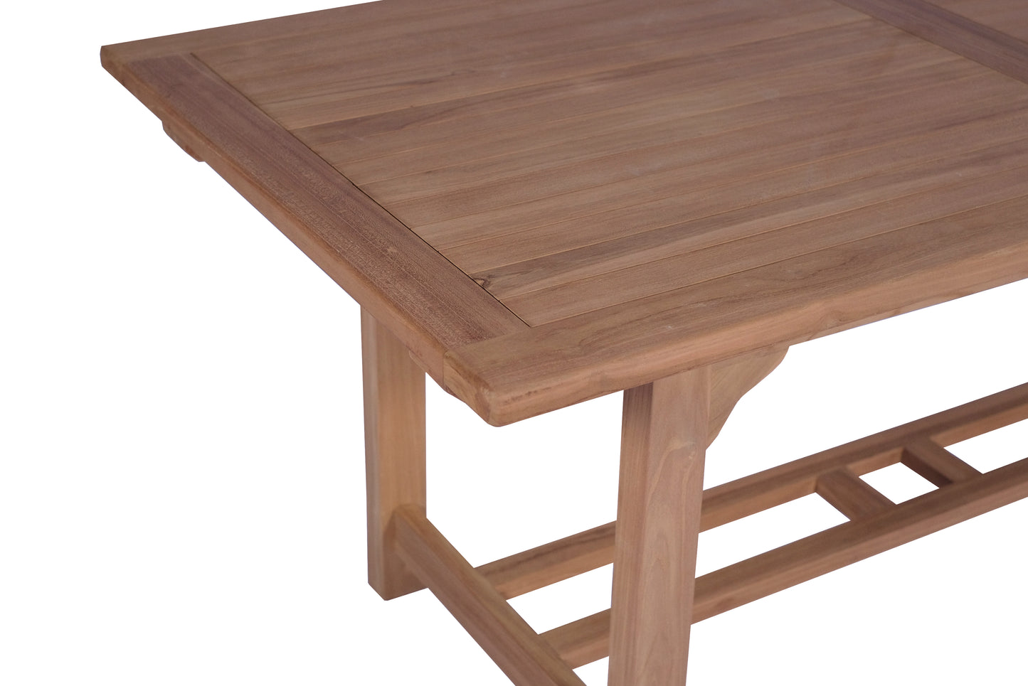 Mesa Teca rectangular extensible Mati 180/240x100 cm