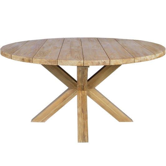 Mesa redonda Bhamo Ø 160 cm teca reciclada