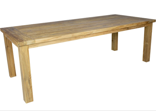 Mesa de comedor Tamu 240x100x78 cm teca reciclada