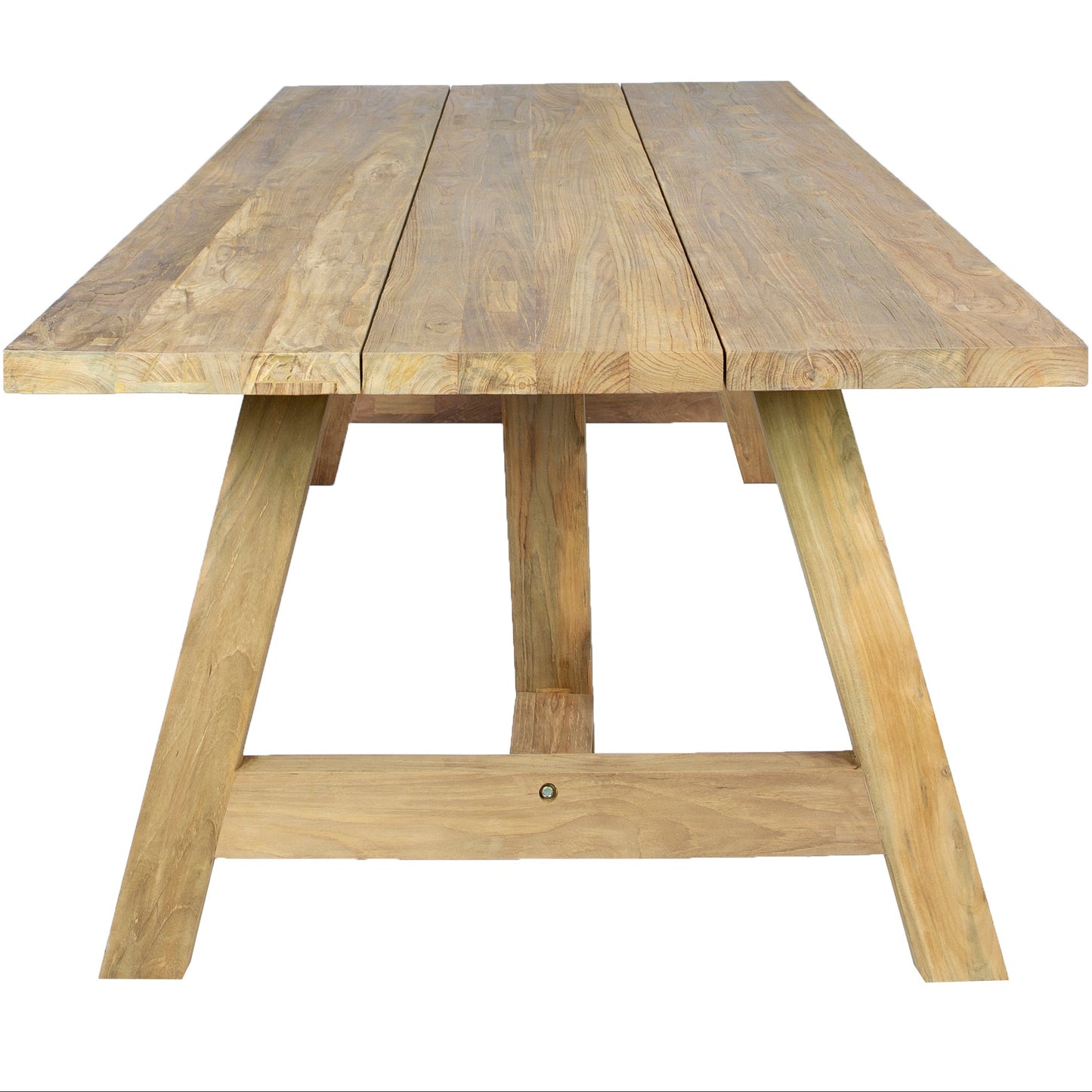 Mesa rectangular Swann 220x100 cm teca reciclada