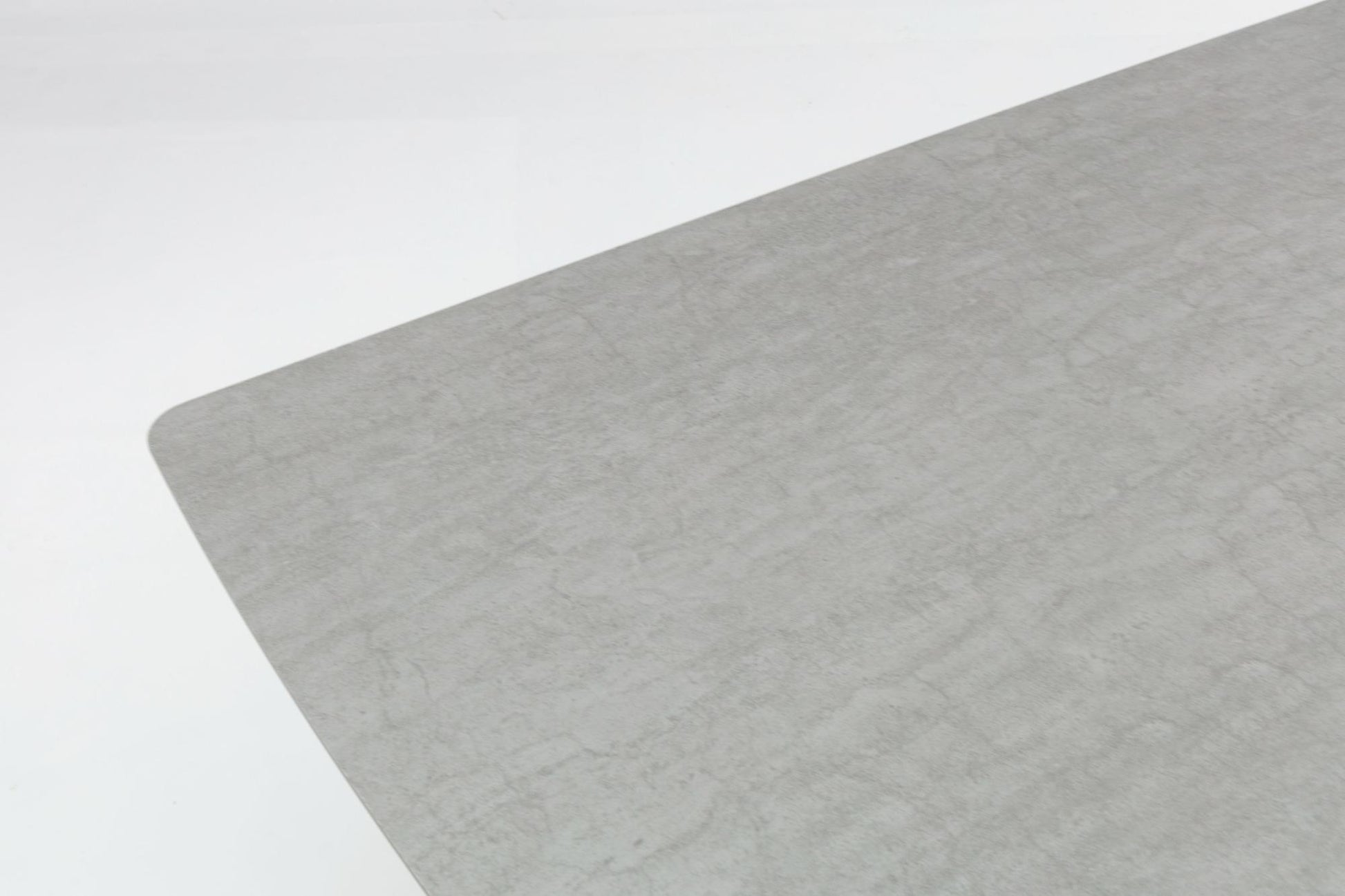 Mesa rectangular Bais 240x100 cm aluminio antracita y top cerámico gris medio